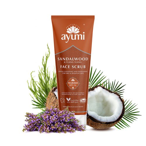 SANDALWOOD & YLANG YLANG FACE SCRUB 125ML